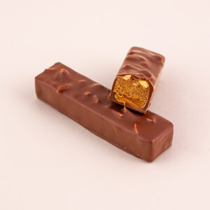 COULEUR CHOCOLAT | Bouchée caramel et praliné cacahuète et noisette lait