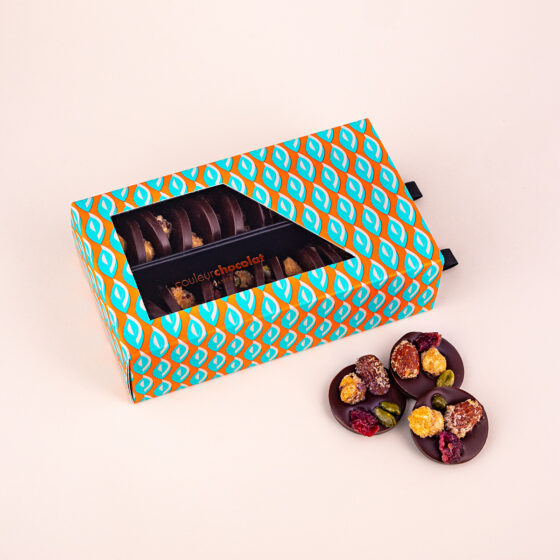 COULEUR CHOCOLAT | Coffret mendiants 200g