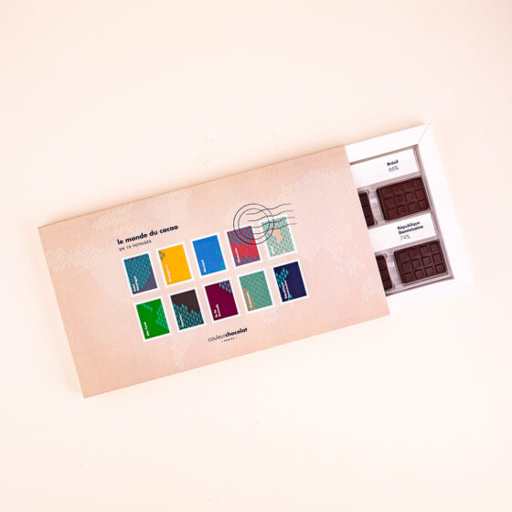 COULEUR CHOCOLAT | Coffret mini-tablettes