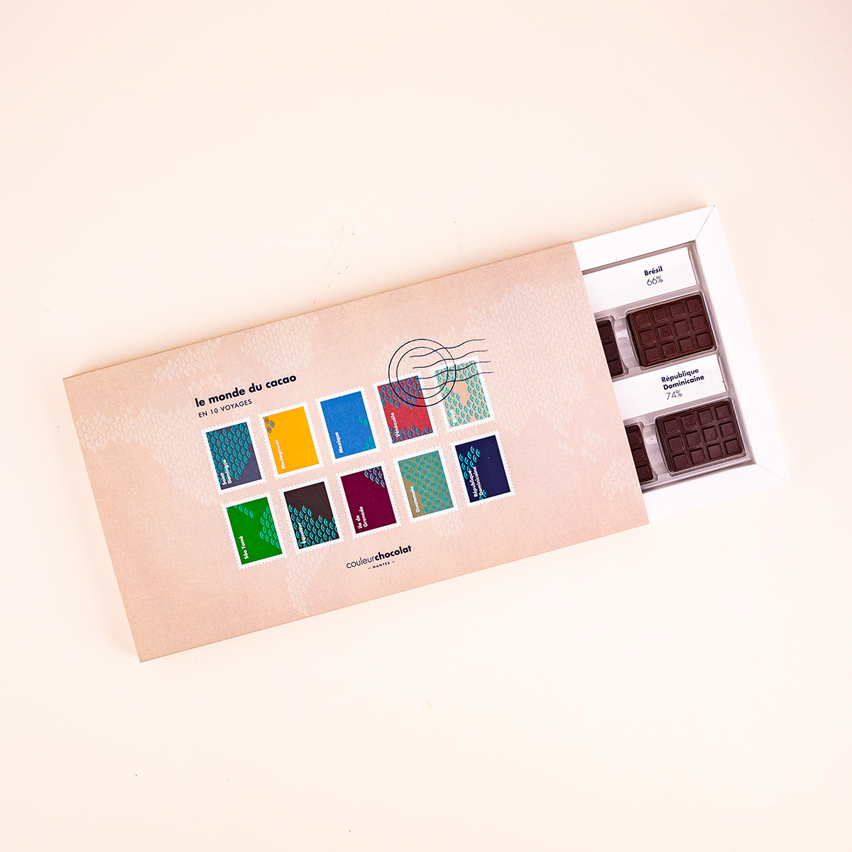 COULEUR CHOCOLAT | Coffret mini-tablettes