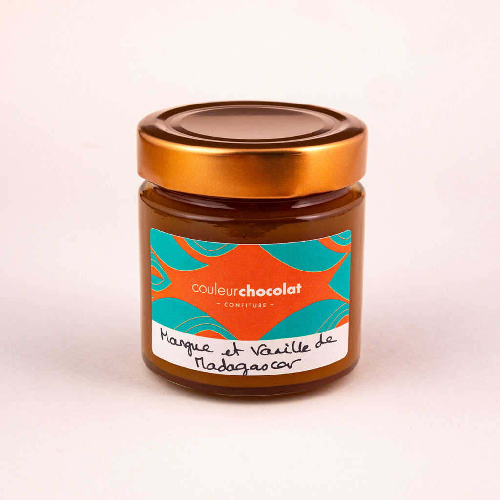 COULEUR CHOCOLAT | Confiture de mangue et vanille