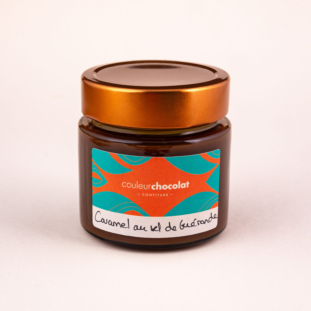 COULEUR CHOCOLAT | Pâte à tartiner caramel fleur de sel de Guérande