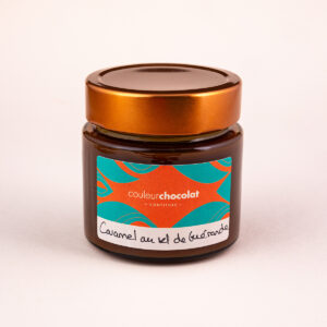 COULEUR CHOCOLAT | Pâte à tartiner caramel fleur de sel de Guérande