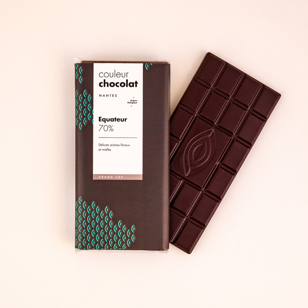 COULEUR CHOCOLAT | Tablette Équateur 70%