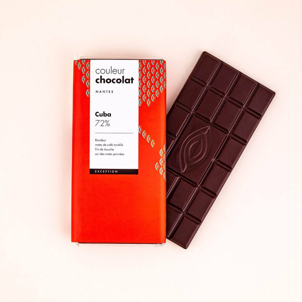 COULEUR CHOCOLAT | Tablette Cuba 72%