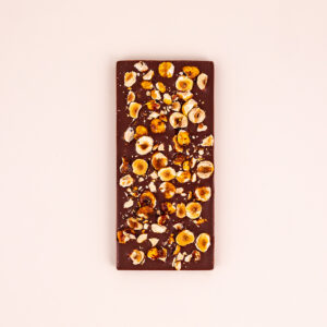 COULEUR CHOCOLAT | Tablette gourmande noisettes lait